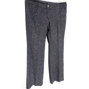 White House Black Market "Legacy" Career Pants Sz 8 R BootCut Dark Gray High-End